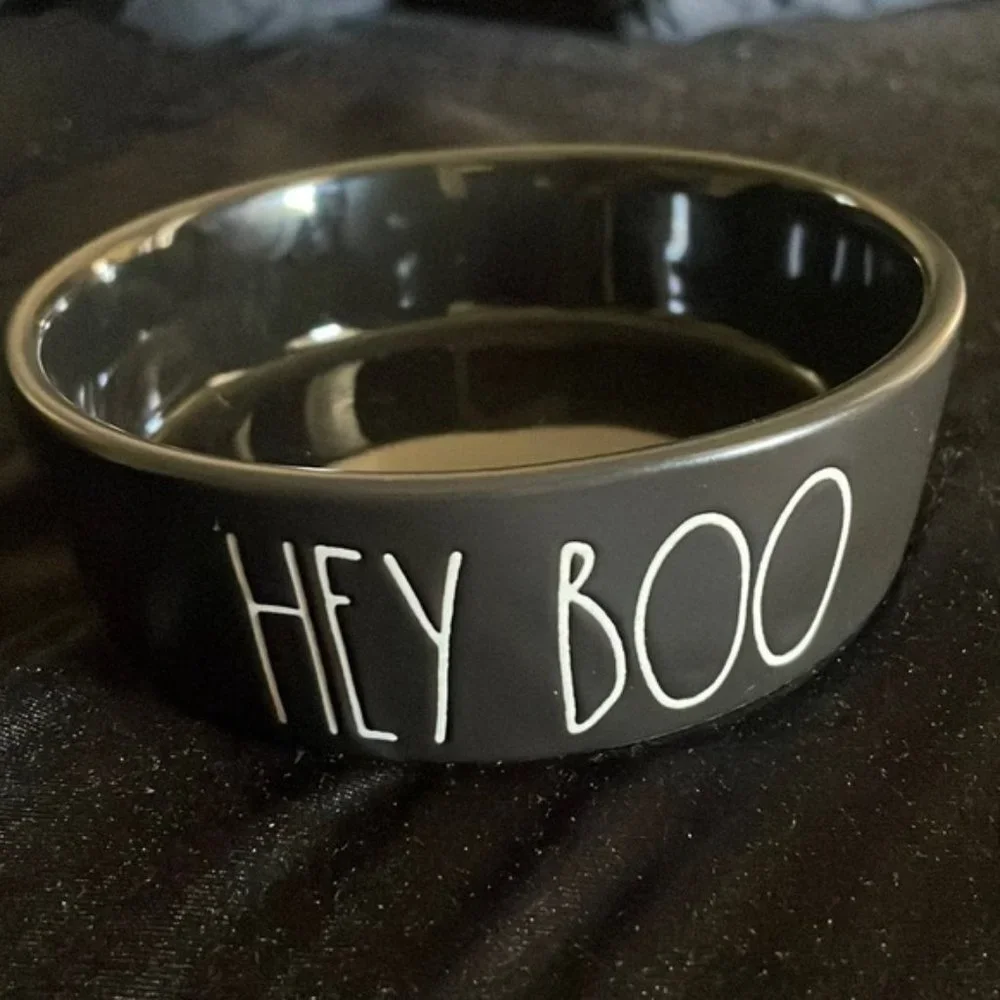 🎃SALE🎃Rae Dunn. Hey Boo small pet dish